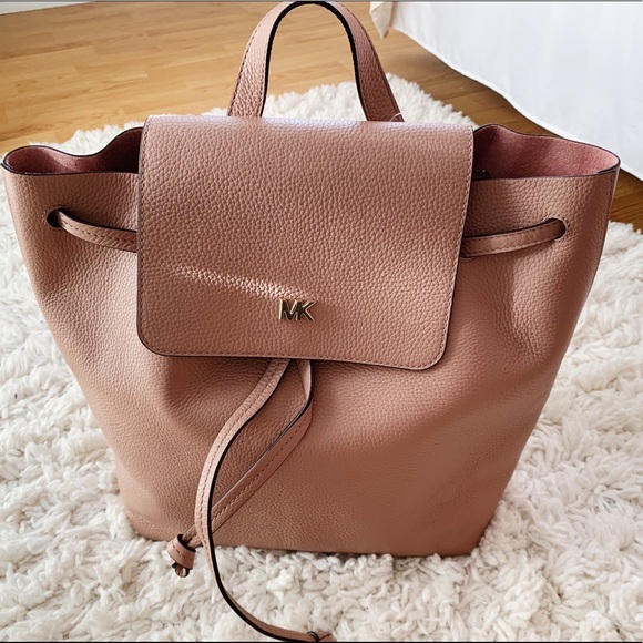 michael kors junie flap backpack